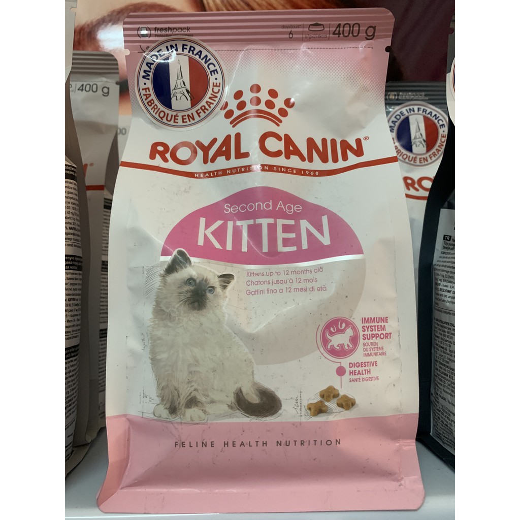 Hạt Royal Canin Kitten thức ăn cho mèo con 4-12 tháng 400gr