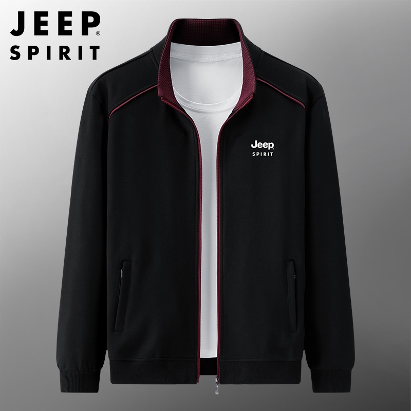 Jeep Áo Khoác Thể Thao Cổ Đứng Thời Trang Xuân Thu Cho Nam