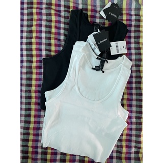 Áo thun balo đen trắng crop top xuất xin