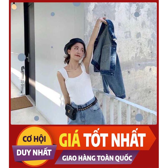 [ Sale Siêu Khủng ] Áo len 2 dây QC- video chính chủ thời trang elly