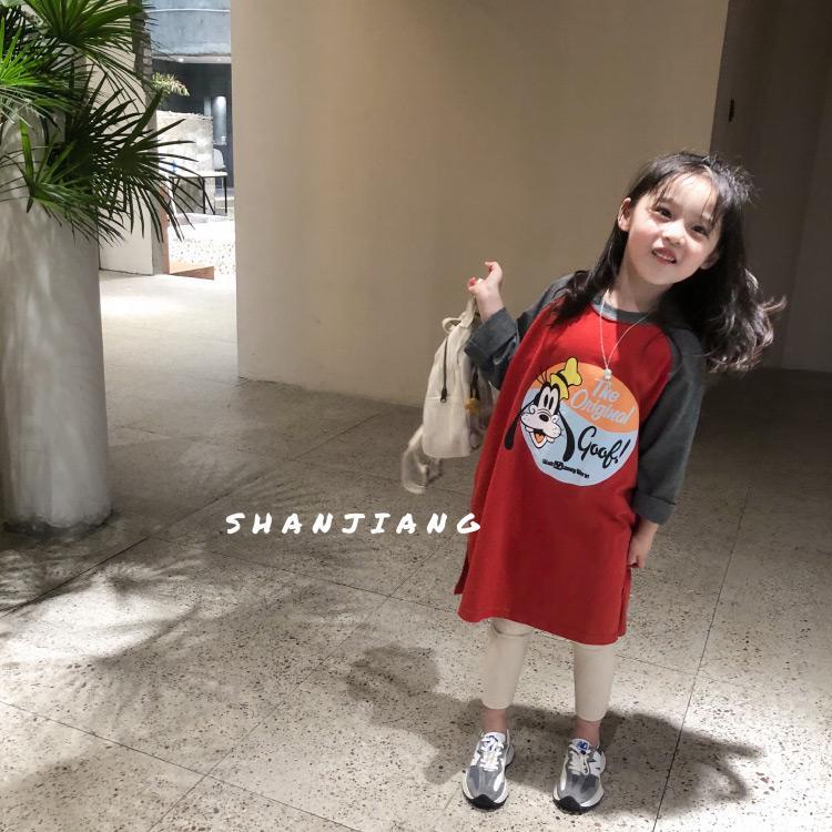 Đầm Sweater Dáng Rộng Thời Trang Xuân Thu 2022 Mới Cho Bé Gái Trung Niên