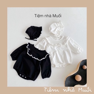 Body Suit viền ren cho bé gái