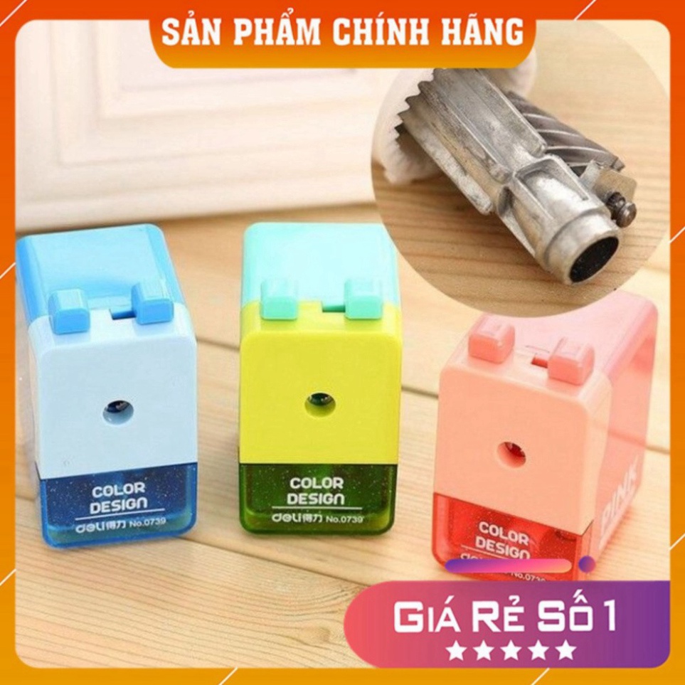 Gọt Bút Chì Quay Tay 0739 - Đồ Dùng Học Tập - Ánh Dương - Máy Chuốt Bút Chì Dễ Thương