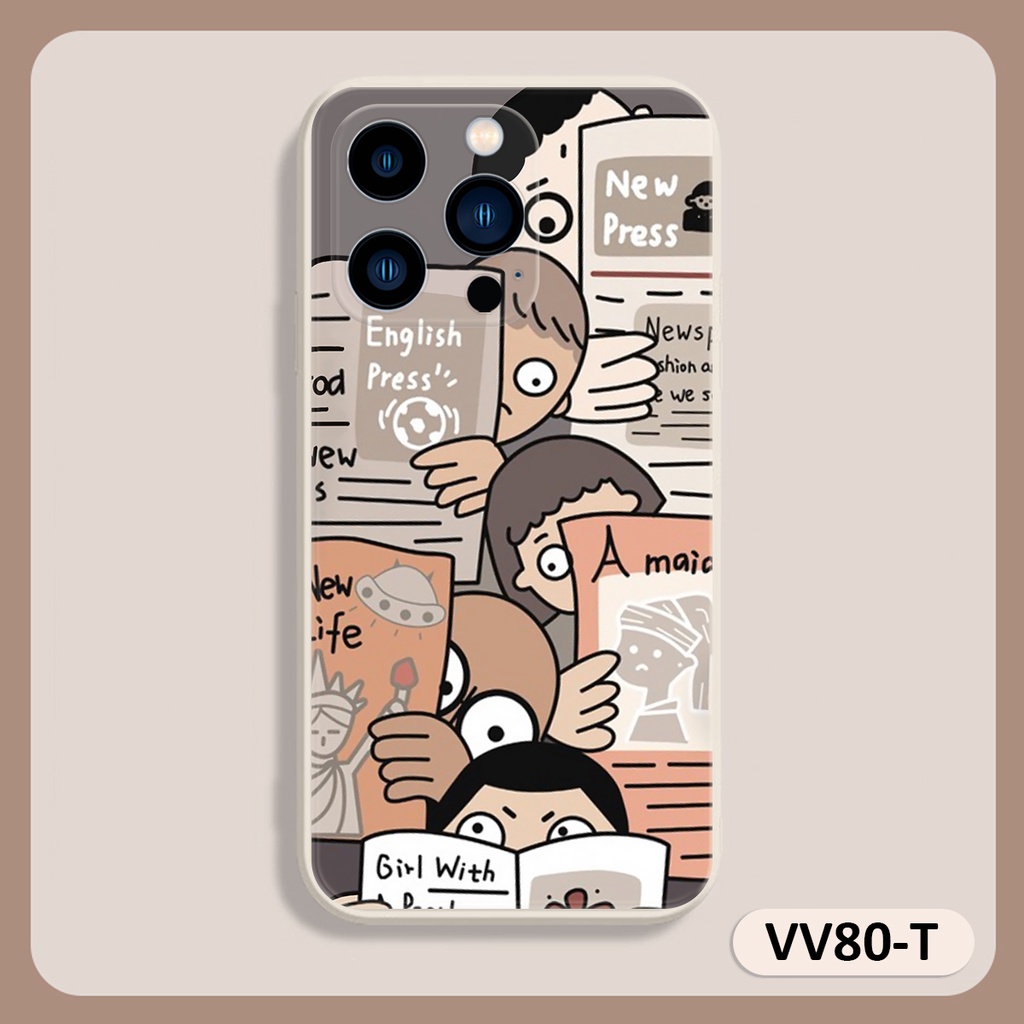 Ốp lưng ip Mặt đọc báo cạnh vuông 6/6plus/6s/6splus/7/7plus/8/8plus/x/xr/xs/11/12/13/pro/max/plus/promax