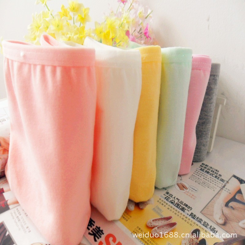 SMY Quần lót cotton màu trơn đơn giản