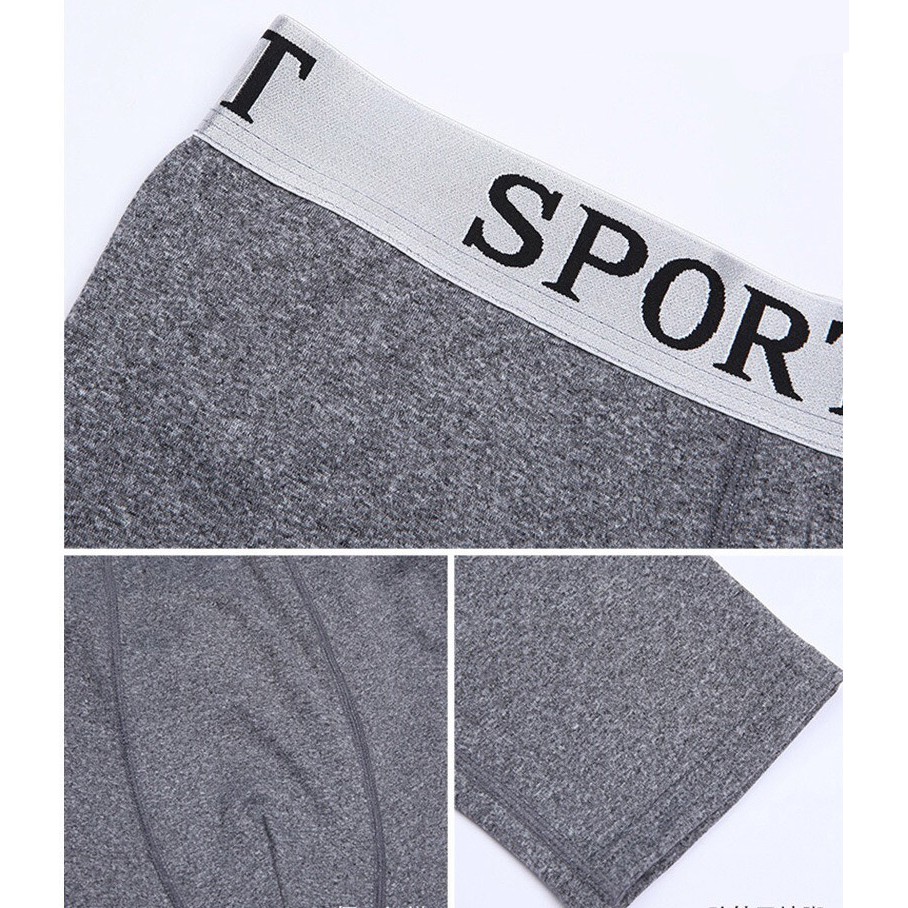 Quần Áo Giữ Nhiệt Nam  Bộ Mùa Đông Lót Nỉ  Ấm Áp Cho Đàn Ông Cạp Bản To Đẹp