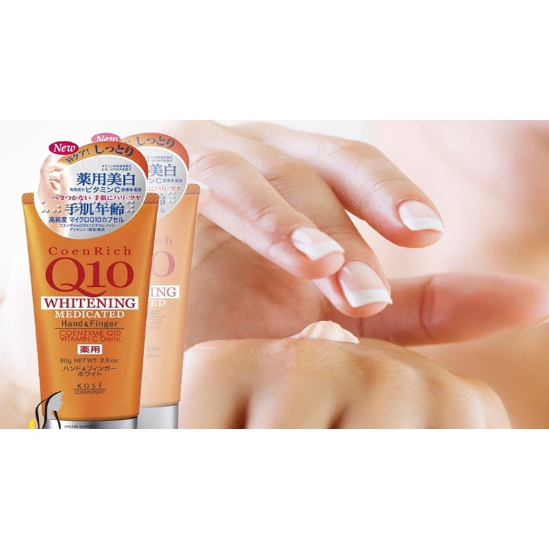 Kem dưỡng trắng da tay, chống lão hóa Coen Rich Q10