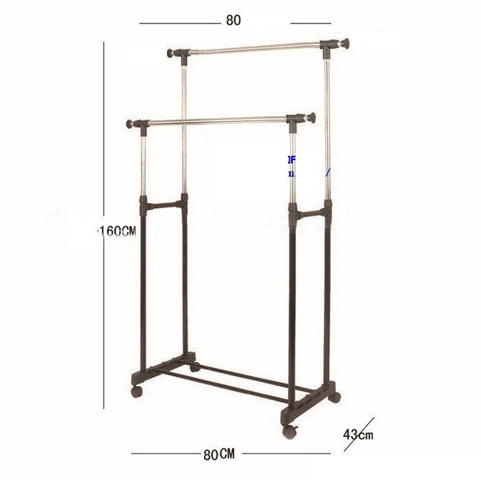 [Giá siêu rẻ] kệ inox treo quần áo, giàn phơi quần áo