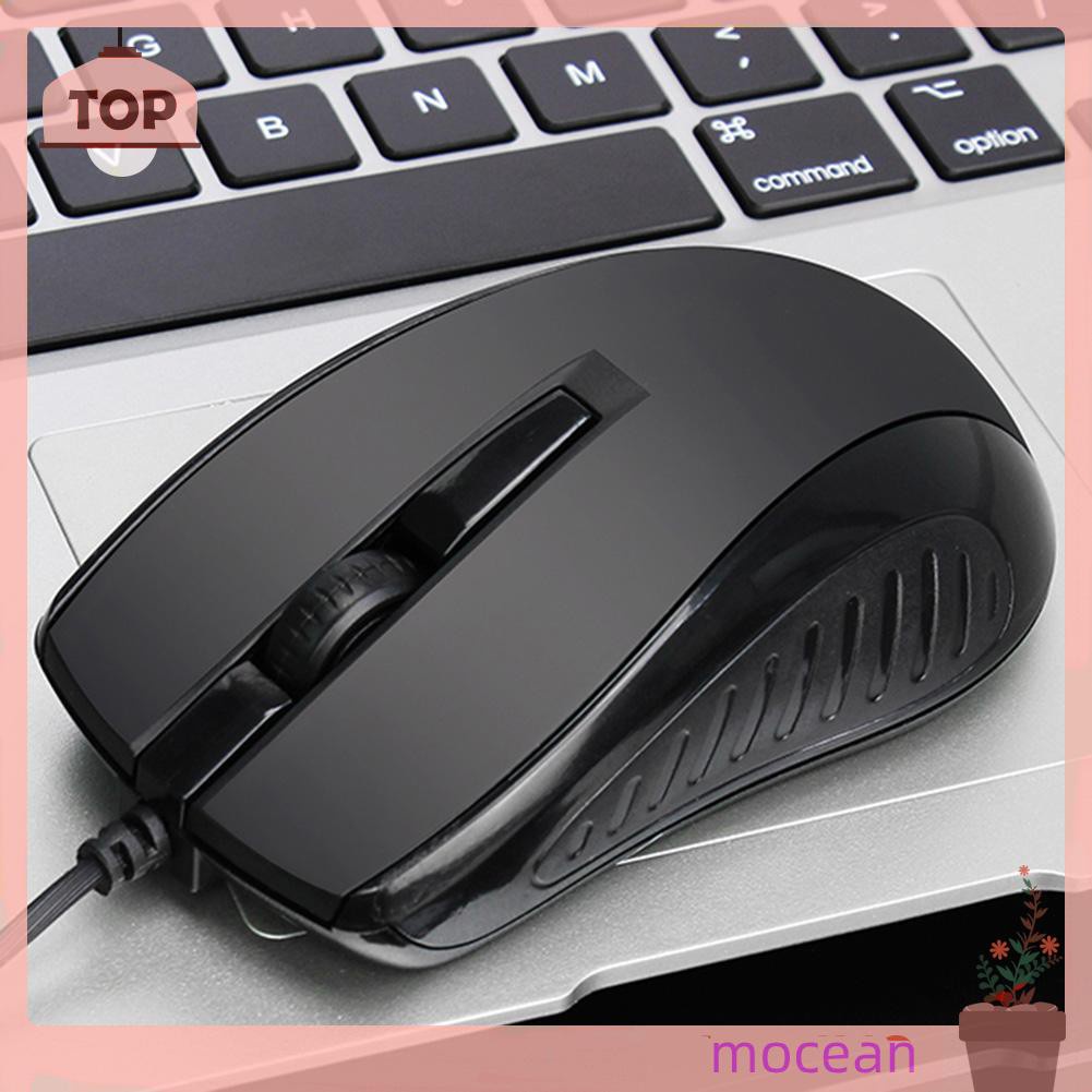 Mocean ZERODATE M508 Wired Optical Ergonomics 3 Buttons 1000DPI Computer USB Mouse