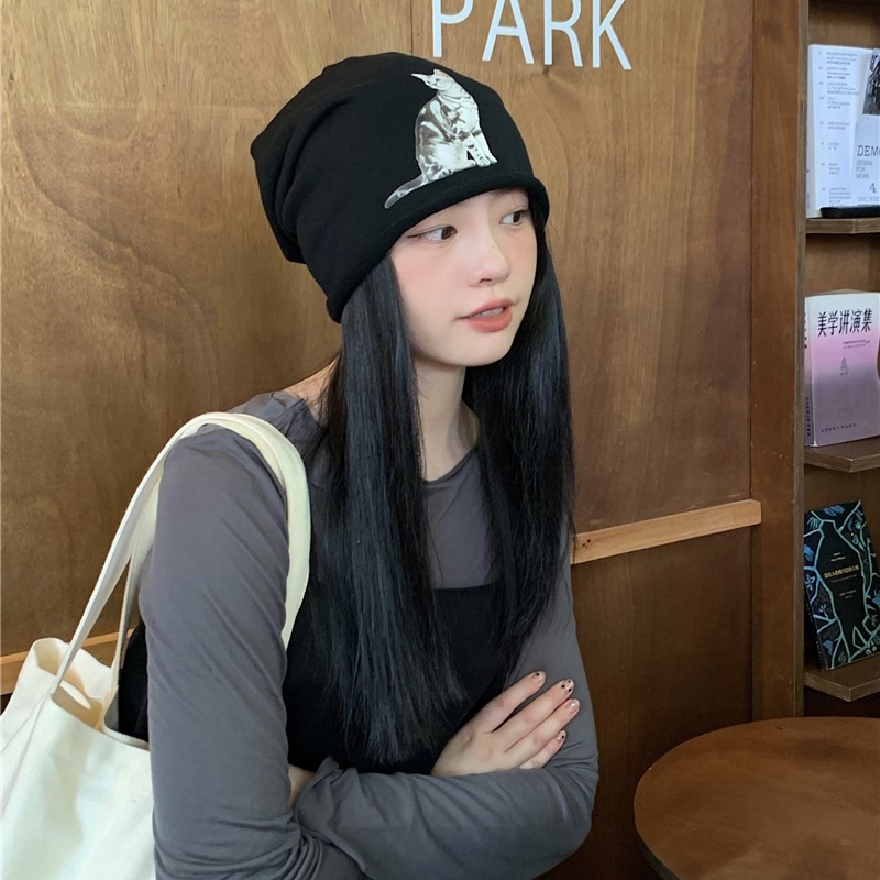 Mũ len MG STUDIO in hình thú cưng 6 màu