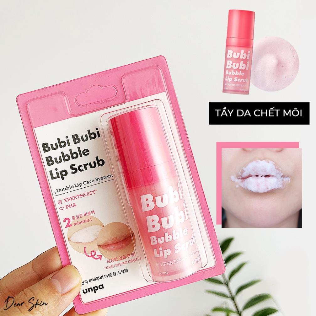 Bubi Bubi Lip Son Dưỡng môi tẩy tế bào chết môi By Unpa