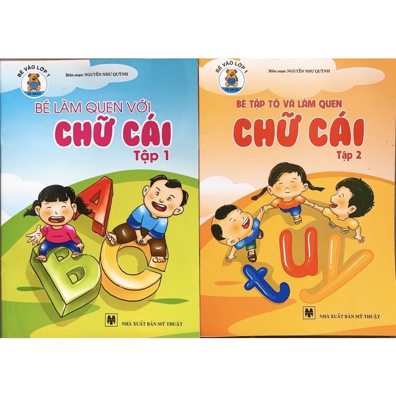 Sách - Bé tập tô và làm quen chữ cái tập 1 và 2