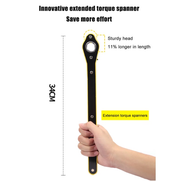 Cờ Lê Vặn Đai Ốc Xe Hơi Chuyên Dụng Tiện Lợi