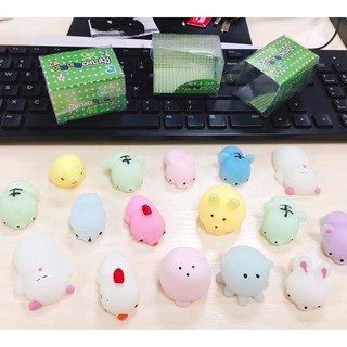 COMBO 20 BÉ MOCHI TOYS HÌNH THÚ SQUISHY