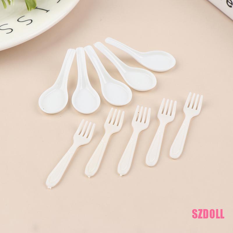 Set 10 Dụng Cụ Ăn Uống Mini Dành Cho Nhà Búp Bê