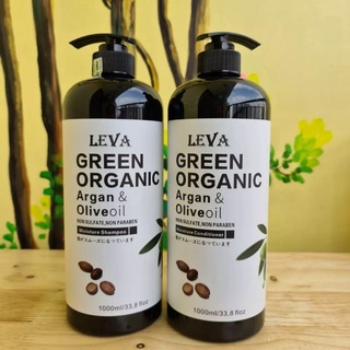 Dầu Gội Xả Phục Hồi Mềm Mượt Green Organic (Hương Nước hoa) 1000mlx2