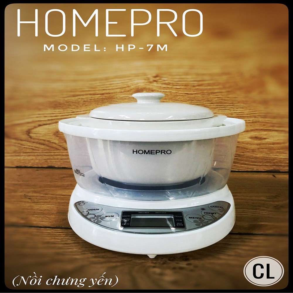 Nồi chưng yến Homepro cao cấp 700ml HP - 7M chính hãng