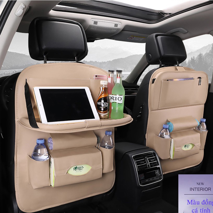⚡️TIỆN DỤNG⚡️Túi treo sau ghế ô tô, túi đựng đồ sau ghế xe hơi chất liệu da PU cao cấp.