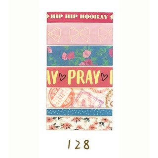 Set Washi Tape Chiết Tone Đỏ [037]