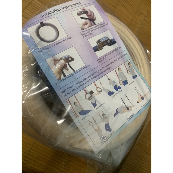 Vòng xà Gymnastic Rings 2022 bằng gỗ ⚡ Siêu ưu đãi ⚡ Vòng xà treo Ring Dip gỗ Bạch Dương tập street workout calisthenics
