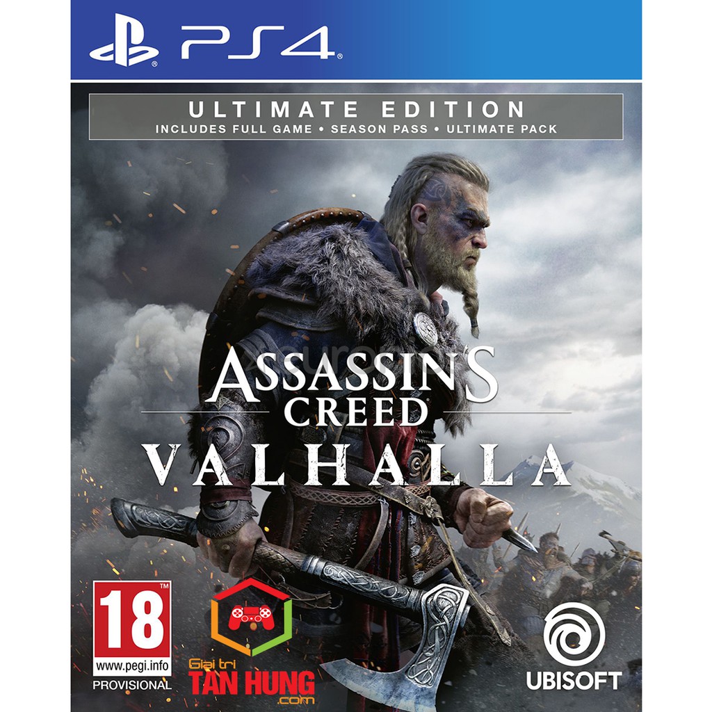 Đĩa game Ps4 Assassin's Creed Valhalla