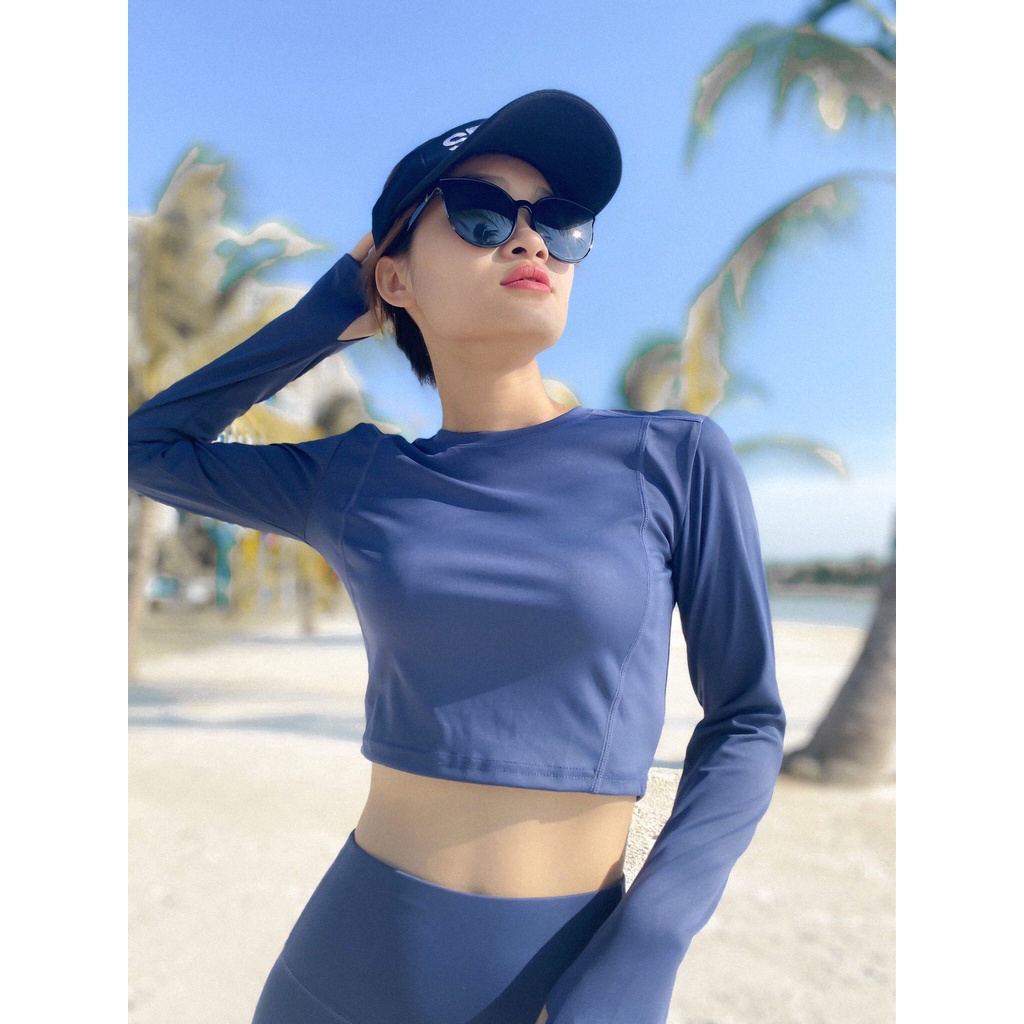 Đồ Tập Gym Yoga Dài Tay Chất Spedanx Co Giãn Và Thấm Mồ Hôi Tốt