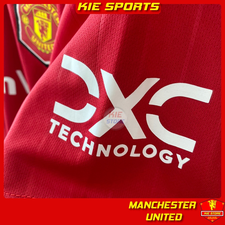 Set bộ thể thao quần áo bóng đá CLB Manchester United 2022 sân nhà màu đỏ phiên bản play / Bộ MU vải Thái cao cấp