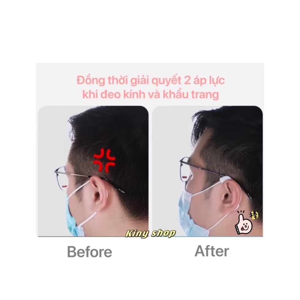 **Hàng mới về** QUAI SILICON ĐEO KHẨU TRANG CHỐNG ĐAU TAI