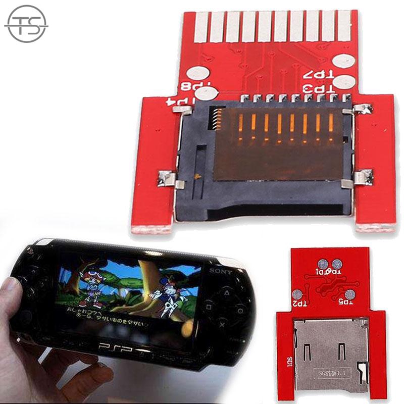 SONG Adapter MicroSD Adapter Micro SD2VITA for PSV Vita 3.60 Memory Card Red