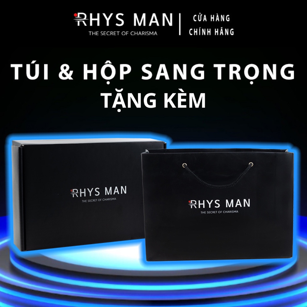 Bộ quà tặng nam giới RHYSMAN Sữa tắm gội nam 350ml & Sữa rửa mặt 100ml & Dung dịch vệ sinh nam 100ml & Nước hoa nam 50ml