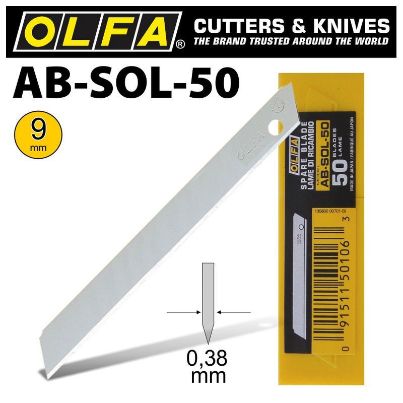 Hộp lưỡi dao OLFA AB-SOL-50