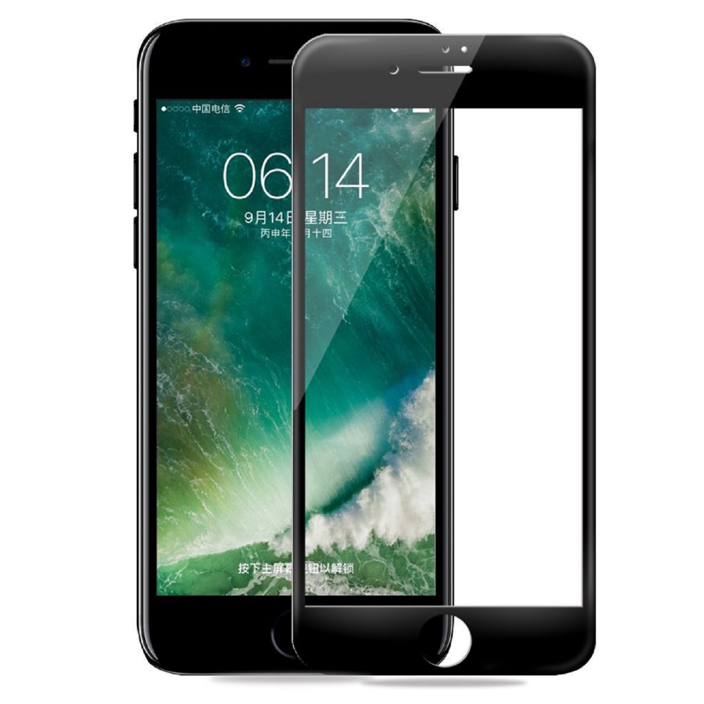 Kính cường lực viền cong 3D cho iPhone 8 / 7/ 6 / 6s Plus