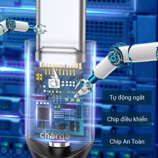 Cáp Type C Baseus C-shaped Light (Cáp tự ngắt)