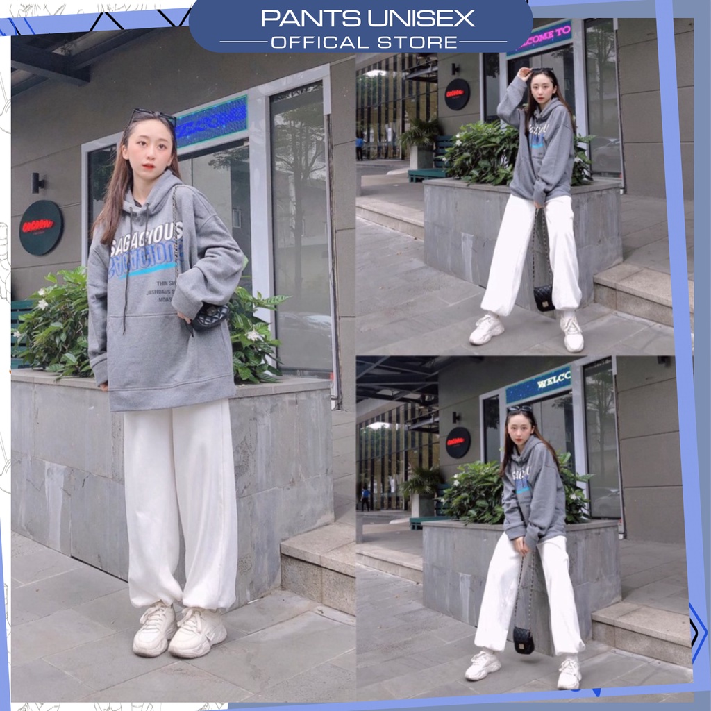 ⚡ Áo Hoddie nỉ bông in chữ SAGA form rộng Unisex 1hit Pantsunisex