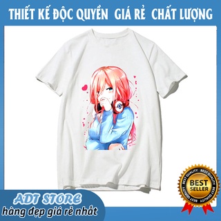 Áo thun Gotoubun no Hanayome Miku Anime Manga cực chất đẹp giá siêu rẻ