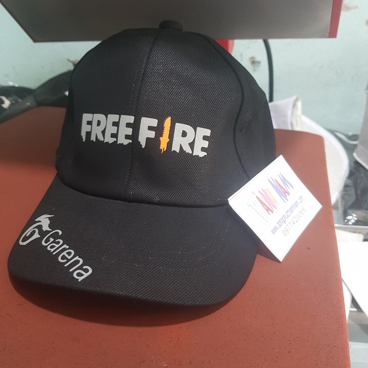 nón free fire phản quang, mũ lưỡi trai freefire phản quang