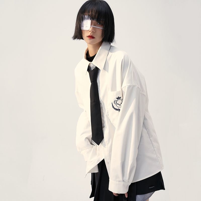 Cà Vạt Màu Đen Trơn Phong Cách Học Sinh Unisex