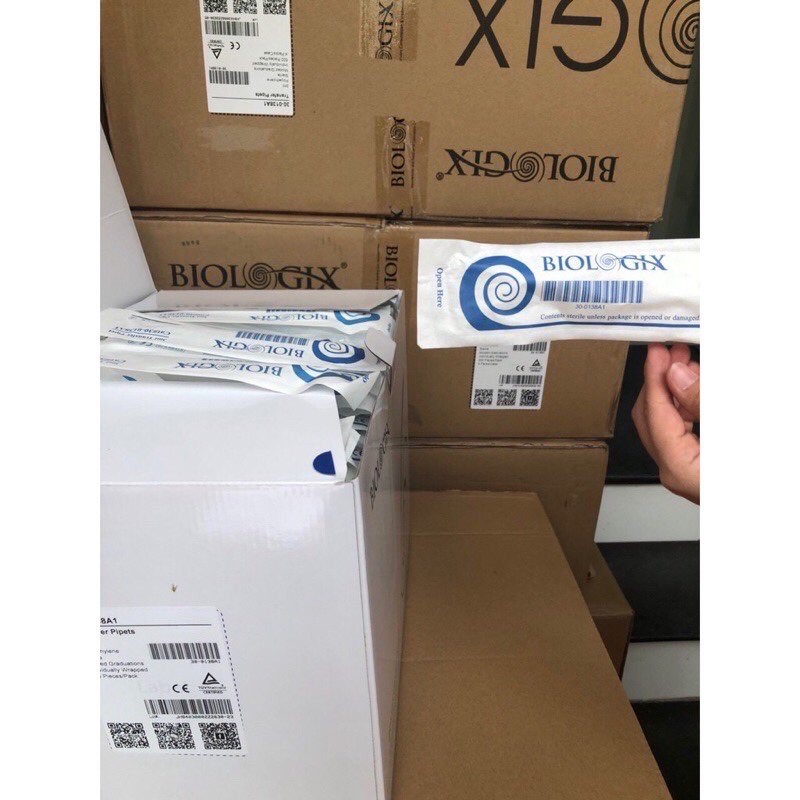 Ống hút sữa cho bé Biologix hàng Mỹ loại 1 tiệt trùng dùng để bón sữa, bón nước siro