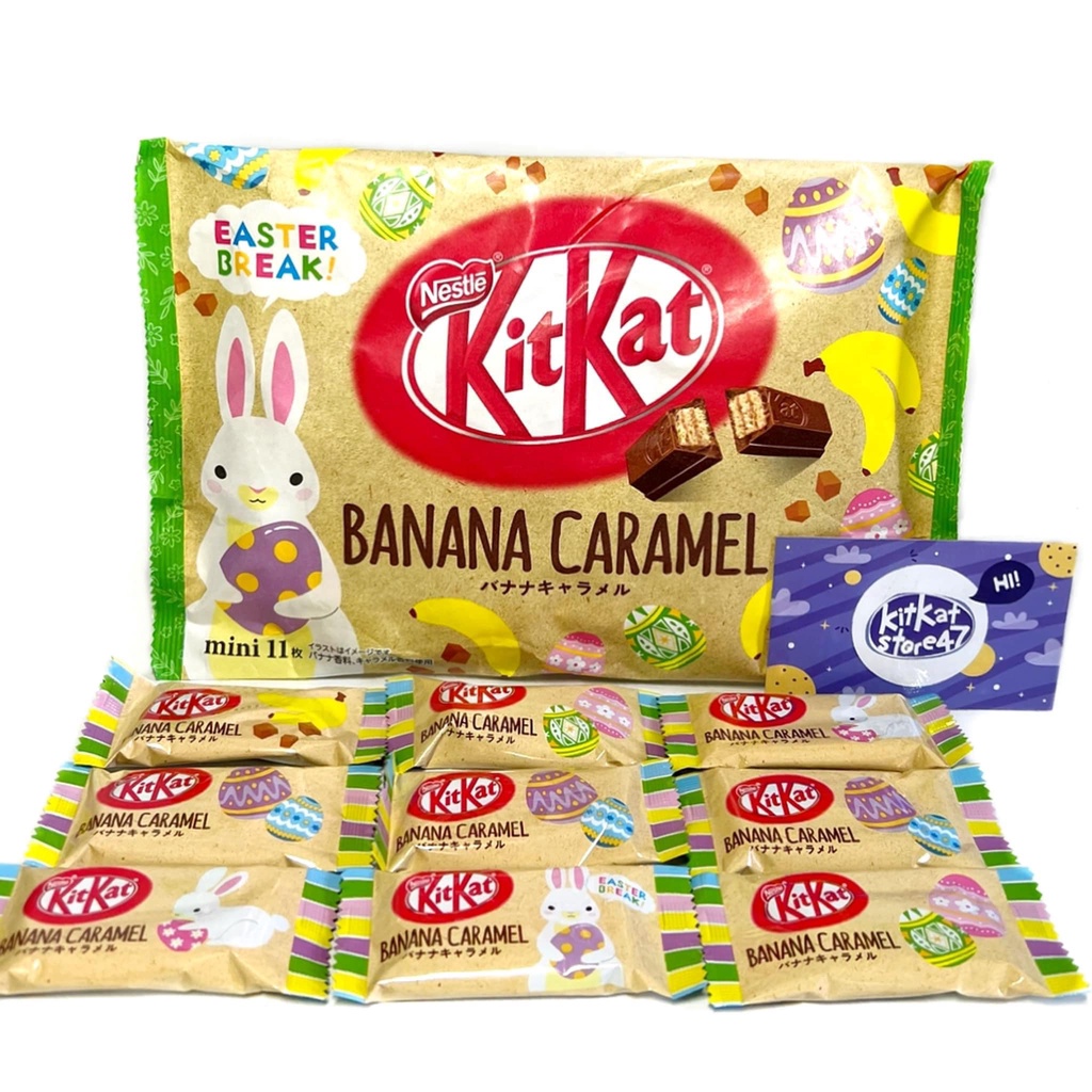 KITKAT CHUỐI CARAMEL - HÀNG NỘI ĐỊA NHẬT BẢN