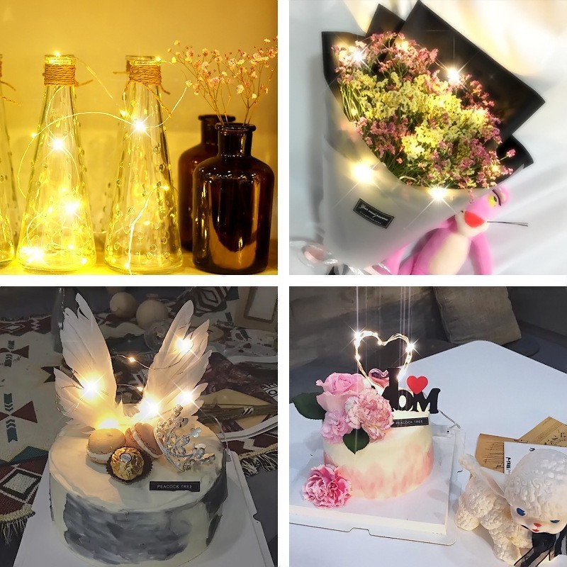 Đèn led dây LICER chống nước trang trí đám cưới/ giáng sinh/ hội tiệc dài 1m/ 2m/ 3m/ 5m/ 10m