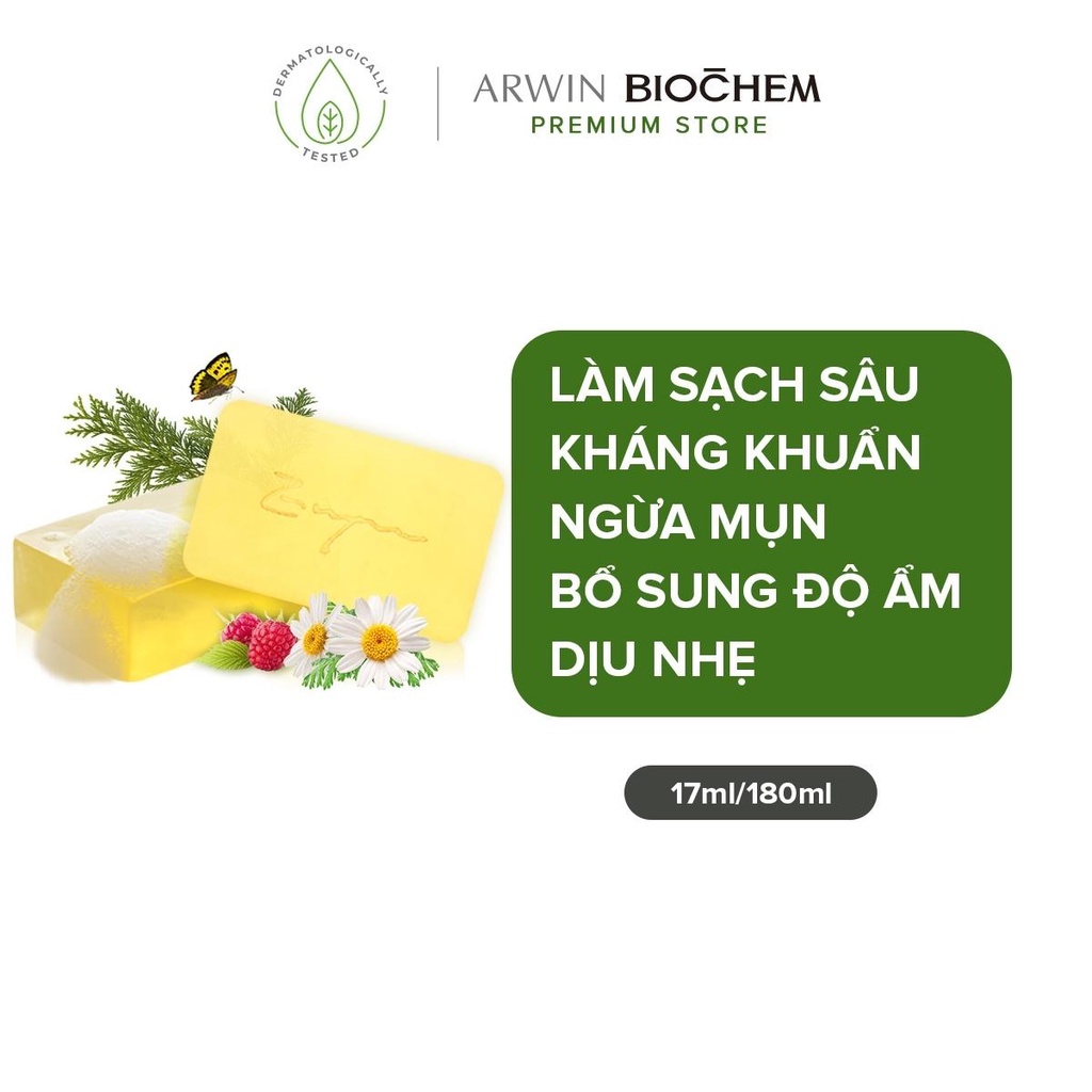 Mini Size Xà Bông Da Mụn Dành Cho Da Mặt Và Cơ Thể Arwin Phytoncid 17g