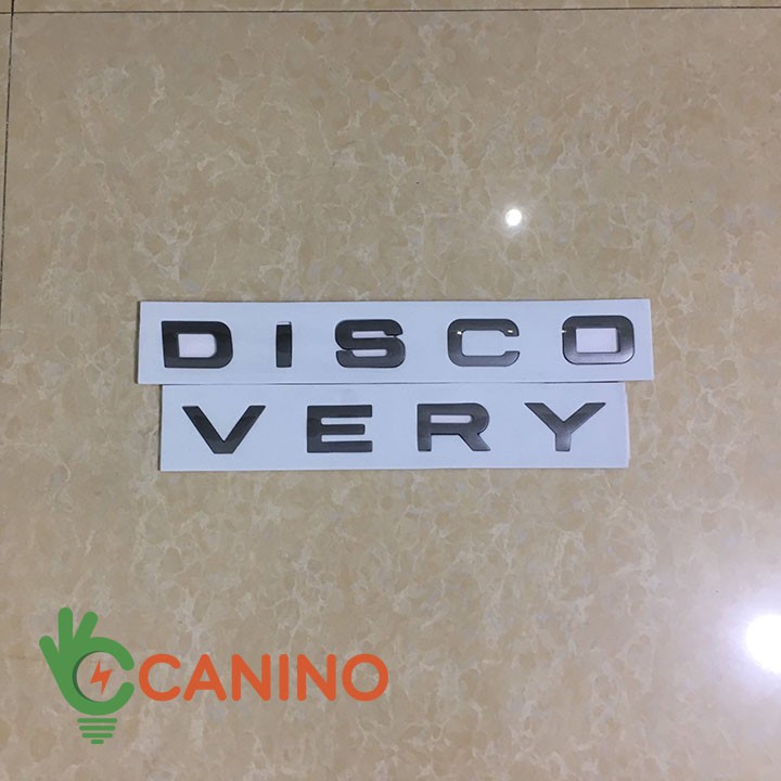 Đề can chữ Discovery 3D Canino trên ô tô