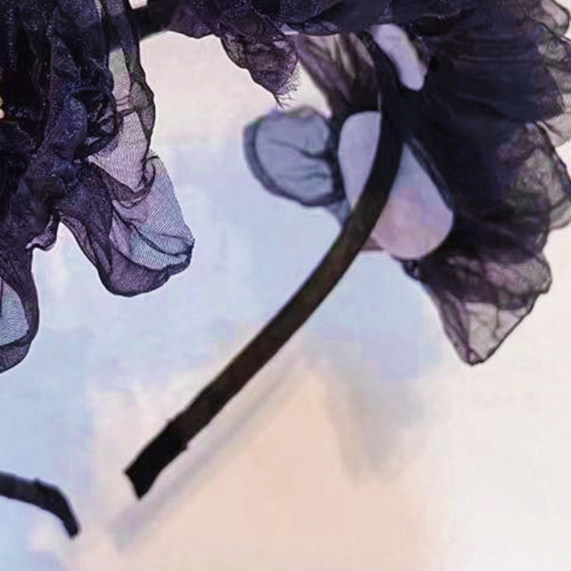 Băng Đô Ren Hoa Handmade Phụ Kiện Chụp Ảnh Cho Bé