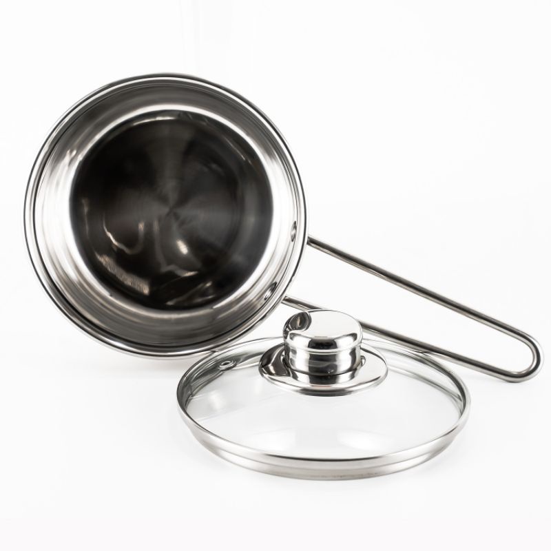 NỒI NẤU BỘT GOLDSUN GPO2100-IH ĐÁY TỪ 3 LỚP, 14cm INOX 403 AN TOÀN CHO BÉ