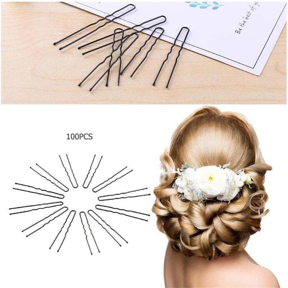LANSEL Kẹp Tóc Kim Loại Gợn Sóng 3 Kiểu Thời Trang
