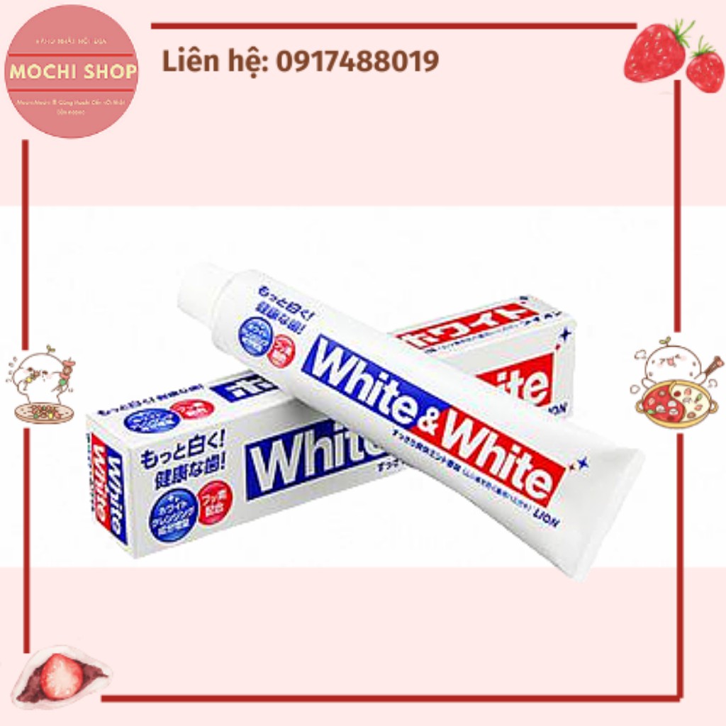 KEM ĐÁNH RĂNG LÀM TRẮNG RĂNG WHITE &amp; WHITE