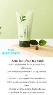 Sữa rửa mặt innisfree tro núi lửa