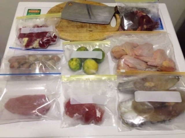 Túi đựng thực phẩm có khoá (30 túi)