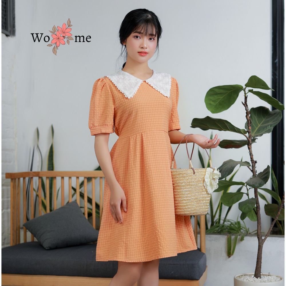 Váy đầm babydoll dáng dài xoè cổ vạt đi chất mát dự tiệc, đi làm, đi chơi hàng cao cấp VCV