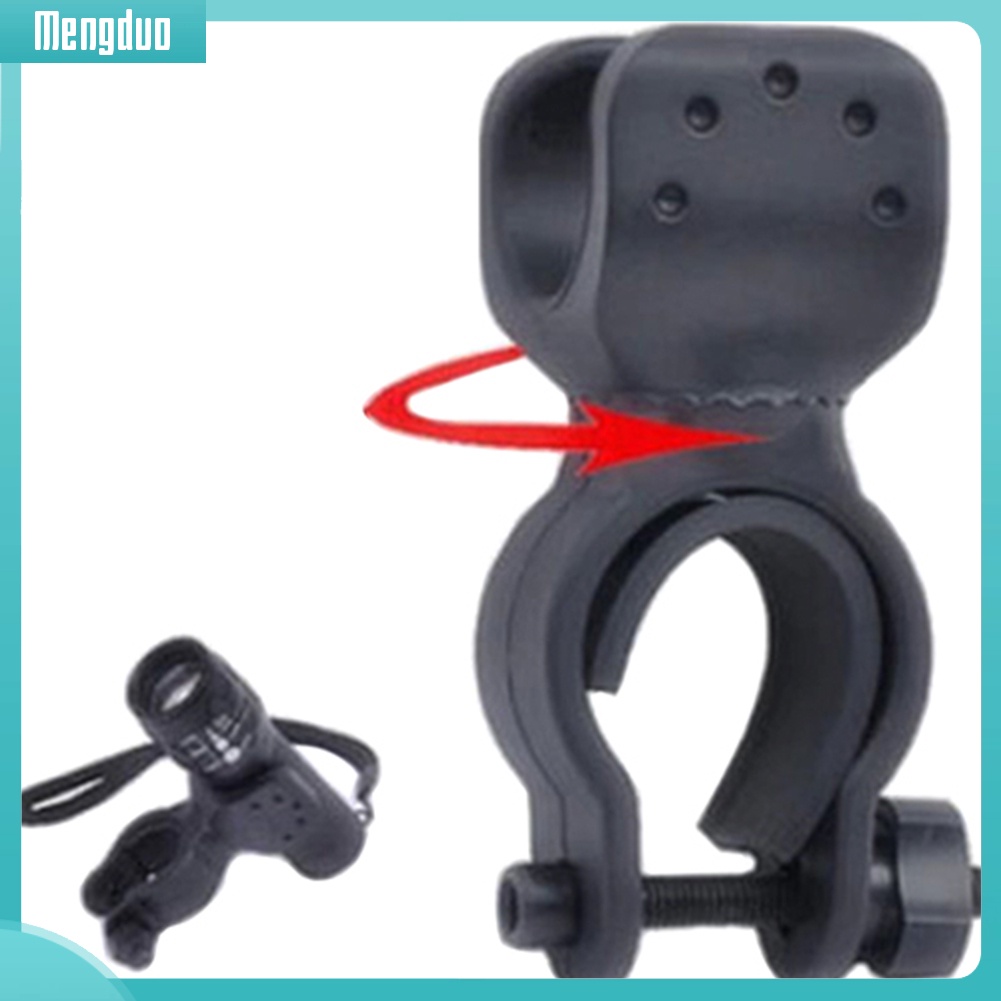 Giá Kẹp Đèn Pin Xoay 360 Độ Cho Xe Đạp / Xe Máy